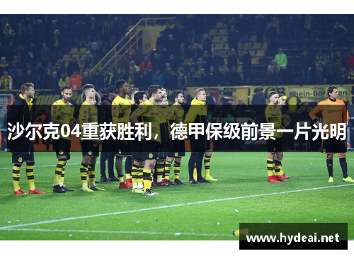 沙尔克04重获胜利，德甲保级前景一片光明