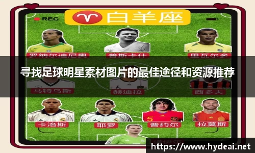 寻找足球明星素材图片的最佳途径和资源推荐